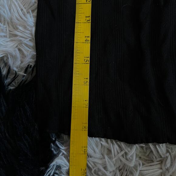 Black Lace Trim Tank Top, Gothic Whimsigoth Grunge‎ Indie Sleaze Small - Picture 5 of 6